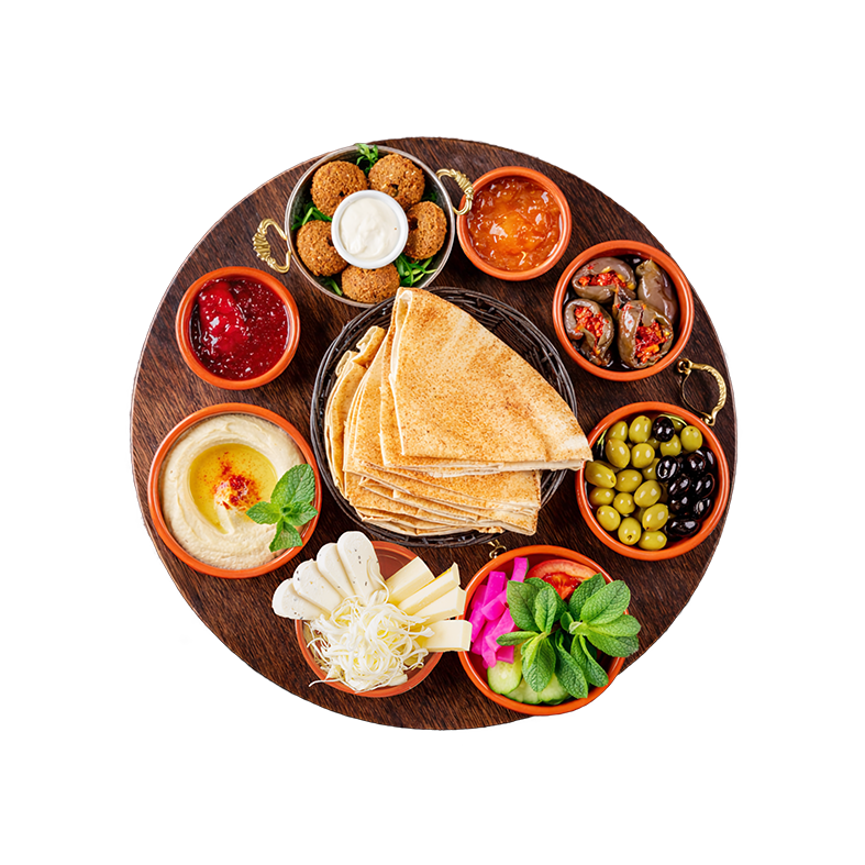 Reichhaltiges arabisches Frühstück